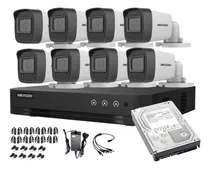 Comprar Kit Seguridad Hikvision Dvr 8ch + 8 Cámaras 2mp 1080p + 2tb