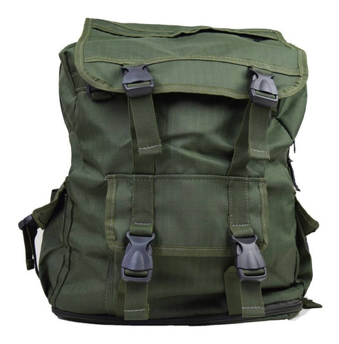 Mochila Combat Camuflada Militar Exercito Acampamento Cor Preto Desenho do tecido