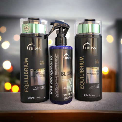 Equilibrium Shampoo Condicionador 300ml + Blond 260ml Truss