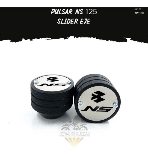 Spools Sliders Eje Partes Lujo Moto Pulsar Ns 125