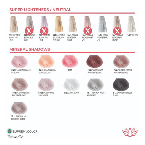 Imagen 7 de 8 de Tintura Suprema Color X60grs Pack X24 Unidades Farmavita