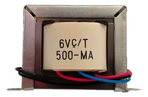 Transformador De 6v. A 500ma Mod.tr6v-500ma Tr6v-500ma
