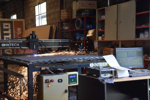 Pantógrafo Router Plasma Cnc Intech Cuarto Eje Acero Chapa