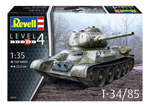 Maqueta Revell - Tanque T-34/85 - Escala 1:35