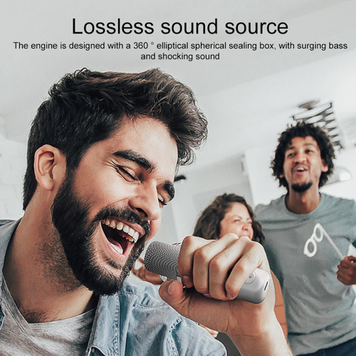 Micrófono Inalámbrico Con Altavoz Bluetooth Para Karaoke Ys-