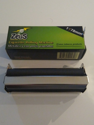 Imagen 1 de 2 de Armador Maquina Zeus Manual Metal 1 1/4 Papel 78mm 