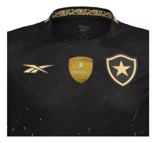 Camisa Botafogo 24/25 Com Patch Campeão E Patrocínio Novo