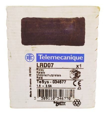 Relé Térmico  Schneider Telemecanique Lrd07