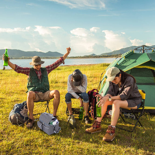 Bolsa Térmica Cooler Tote Para Acampar, Barbacoa, Actividade
