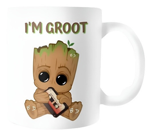 Mug Pocillo Taza Café Té Baby Groot Guardianes De La Galaxia