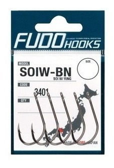 Anzuelos Fudo Hooks Soiw-bn N°9/0 X3