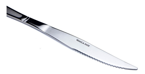 Cuchillo Sierra Vianca 12 Pz. Acero Inox. Colección Minerva Color Acero inoxidable