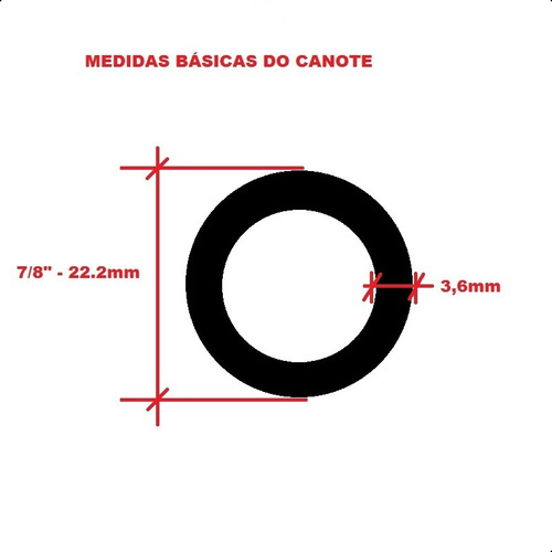 Imagem 2 de 2 de Canote Reto Selim Bmx 22.2 Cruiser Extra Light Anod Violeta
