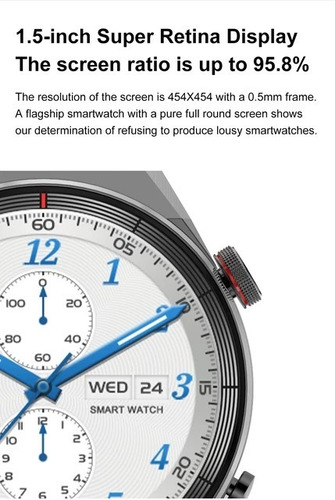 Smartwatch Dt3 Plus, Nfc, Sensores Médicos ,modos De Deporte