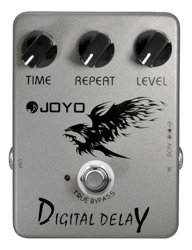 Pedal Guitarra Joyo Jf 08 Digital Delay Prata