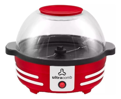 Pochoclera Ultracomb Po-2702 Aire Caliente Roja 850w 220v