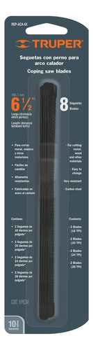 Repuesto De Segueta Para Aca-6x Con 8 Pzas Truper 10229