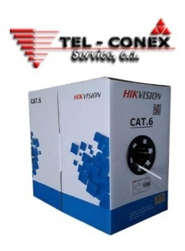 Imagen 1 de 4 de Cable Utp Cat.6 100% De Interior Marca Hikvision 305mts 
