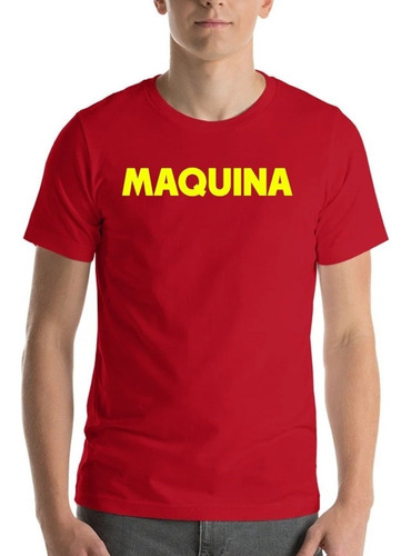 Polera Maquina Deporte Pesas Musculos Crossfit Swag Style