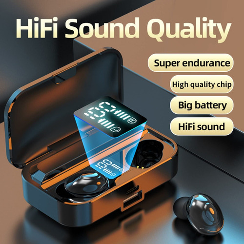 Audífonos Bluetooth Lb-9 Con Powerbank 1500 Mah Tienda Fisic