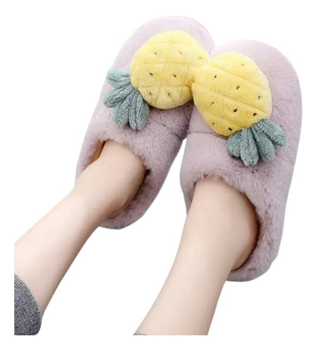 Pantuflas Babuchas Cómodas Dama Mujer Antideslizante