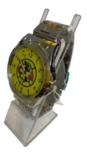 Reloj Club America 2b Analogo Extensible Acero Inox
