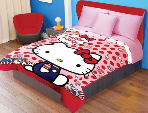 Cobertor Ligero Hello Kitty Individual