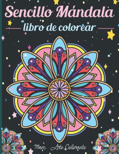 Sencillo Mandala Libro De Colorear: Libro Para Colorear Mand