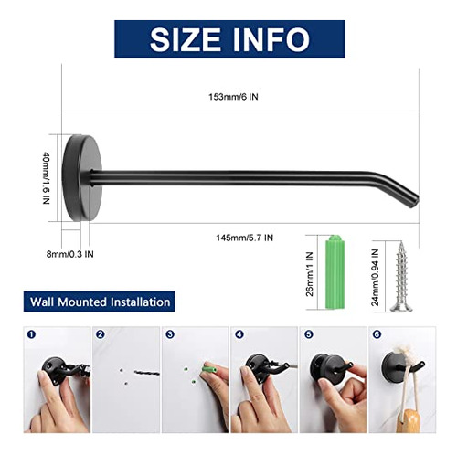 Ganchos Para Abrigos Nearmoon, Ganchos De Pared Para Colgar