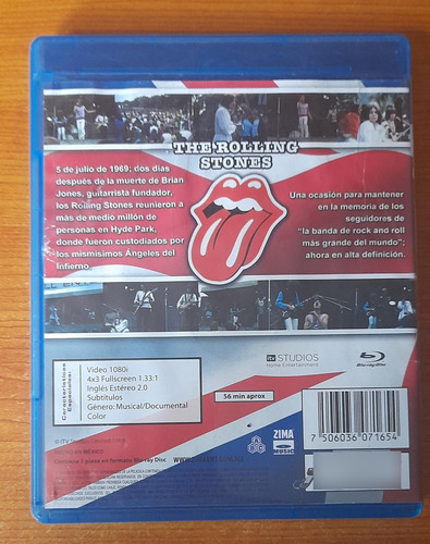 The Rolling Stones - Live In Hyde Park - Blue Ray (Usado)
