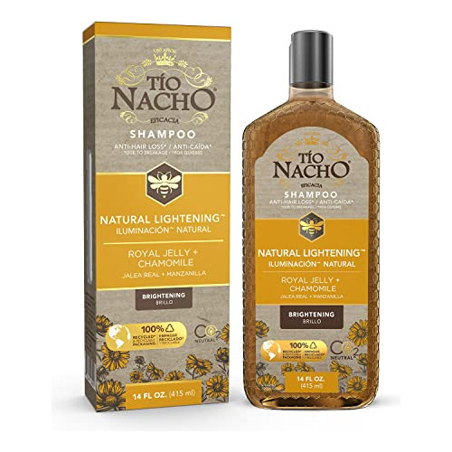 Tio Nacho Natural Encendedor Y Champú Volumizante Con Rlwsj