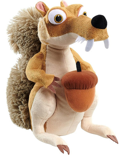 Just Play Ice Age Goin Nuts Scrat Plush - Ice Age 4 Goin Nut