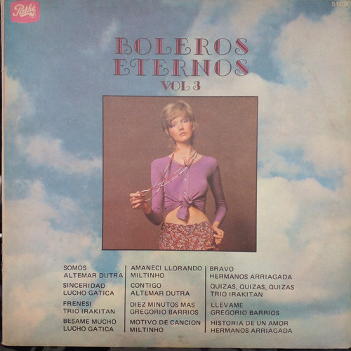 Lote Boleros Eternos 3 Discos De Vinilo 1975 Edición Limitada