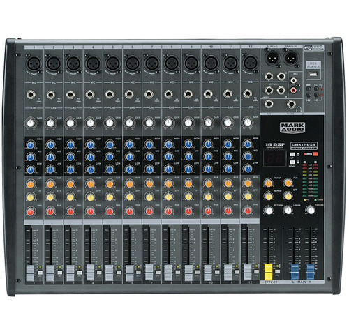 Mesa Som Mark Audio Cmx12 Cmx-12 Cmx 12 Canais Usb/sd Nf