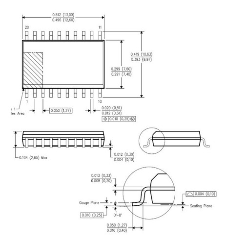 (3 Pçs) C.i. Lvc244a Octal Tri-state Buffer Soic-20 Texas