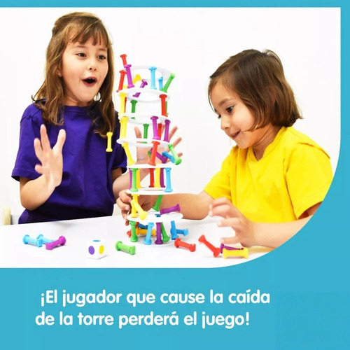 Torre Griega Juego Mesa Diako Columnas Equilibrio Colores