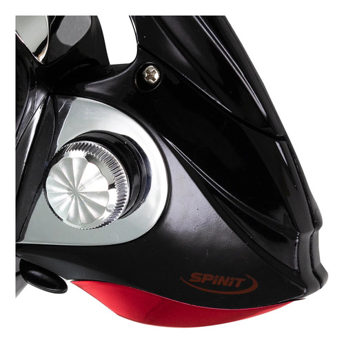 Reel Spinit Triumph Frontal 403 Variada Rio Mar 3 Rulemanes Color Negro Lado De La Manija Derecho/izquierdo