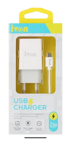 Cargador Android V8 Certificado Fast Charger