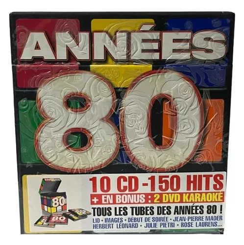 Années 80 Hits Box 10cd 2dvd Nuevo Eu Musicovinyl