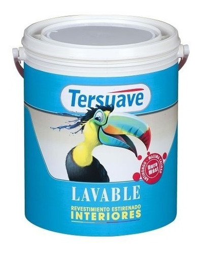 Imagen 1 de 8 de Latex Super Lavable 4 Lts Tersuave Pintura Interior Rosario