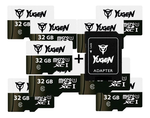 Kit 10 Memoria Micro Sd 32gb Yugen Granel Mayoreo Baratas