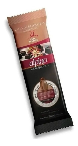 Baño De Chocolate Alpino Lodiser En Tableta 500g | Leche |