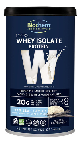 Biochem 100% Proteína Aislada De Suero Sabor A Vainilla