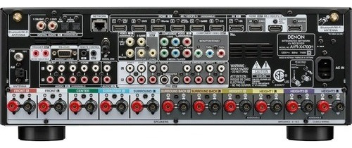 Receptor Denon AVR-X4700h de audio 8K 3D Wi-fi Bluetooth
