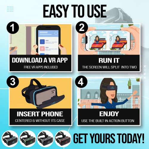 Auriculares De Realidad Virtual Android Niños | Incluy...