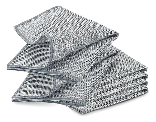 Trapos Yinqin Para Lavar Platos De Alambre De Doble Capa, 6