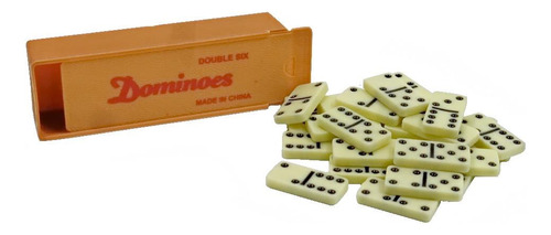 Juego De Domino Caja De Plástico Tamaño Estándar 