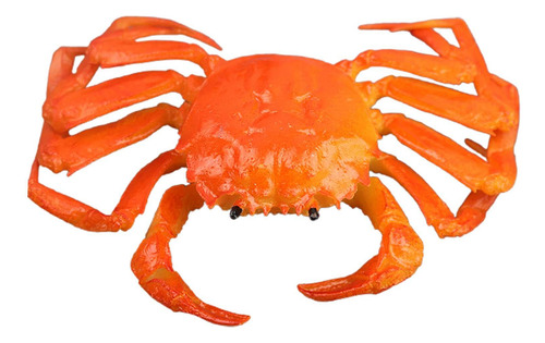 Sea Creatures Toys Party Favors Cangrejo Estatuilla Naranja
