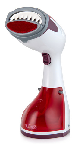 Imagen 2 de 6 de Plancha Thomas Th-7300 Acero Inox - Vapor Color Rojo