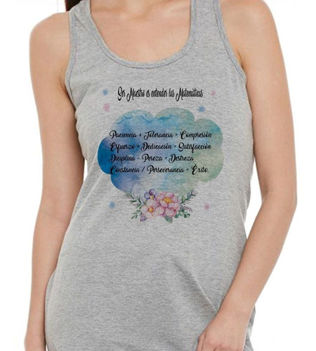 Musculosa Frase Maestro De Matematicas Diseño